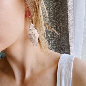 Pink Statement Earrings